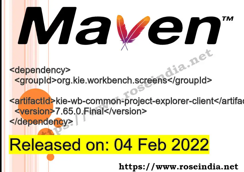 Maven Dependency release