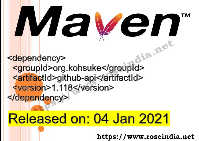 Maven Dependency release