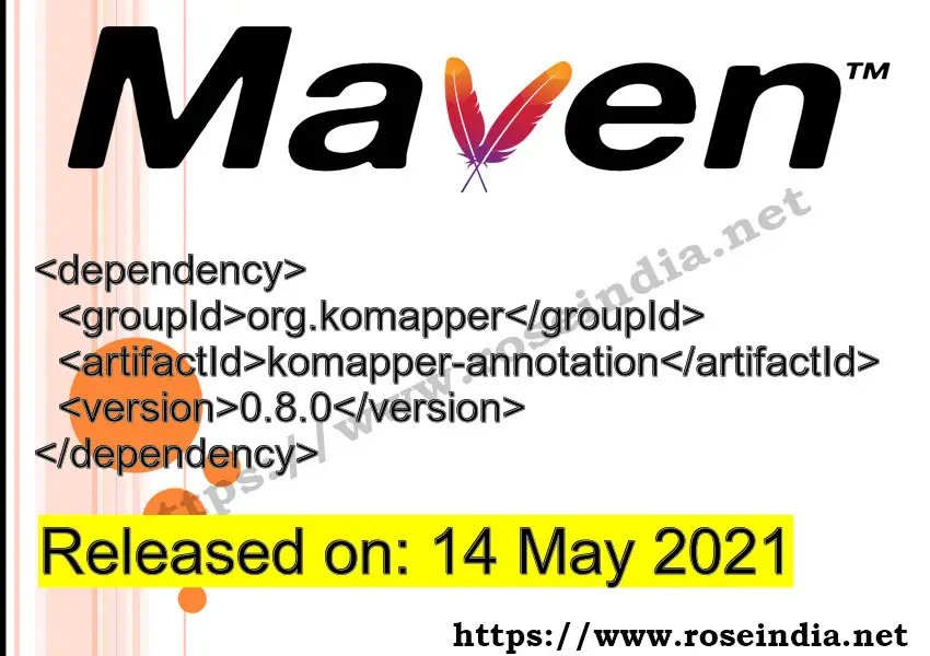 Maven Dependency release