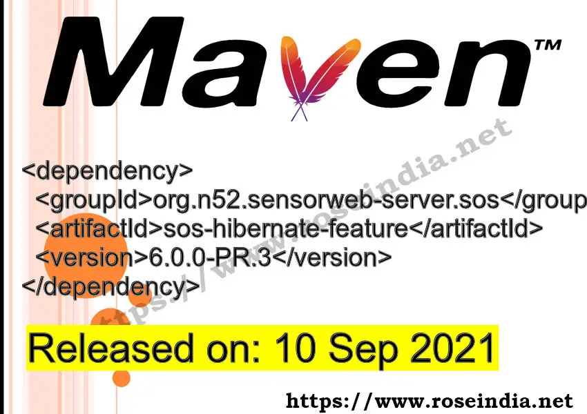 Maven Dependency release