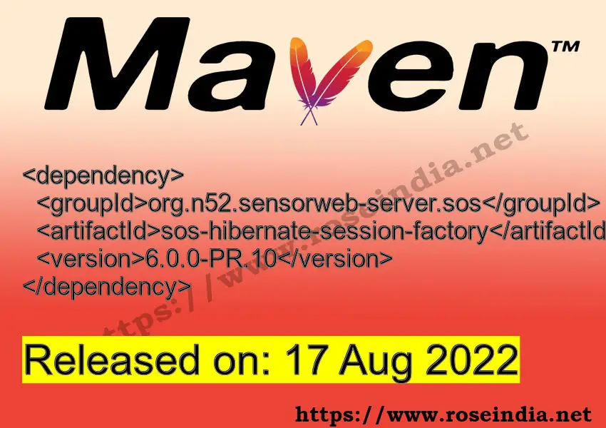 Maven Dependency release