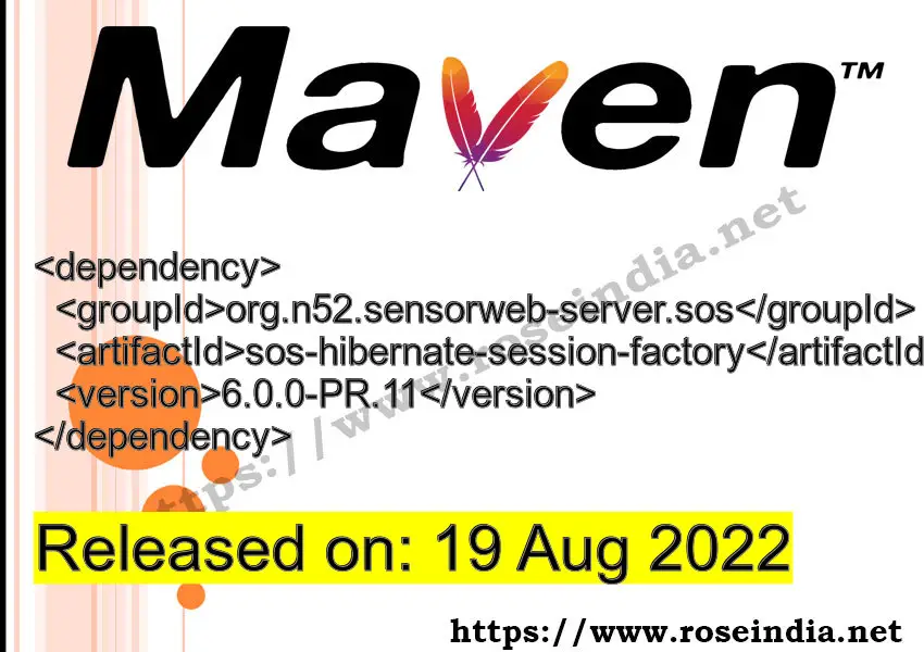 Maven Dependency release