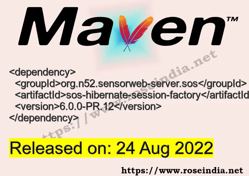 Maven Dependency release