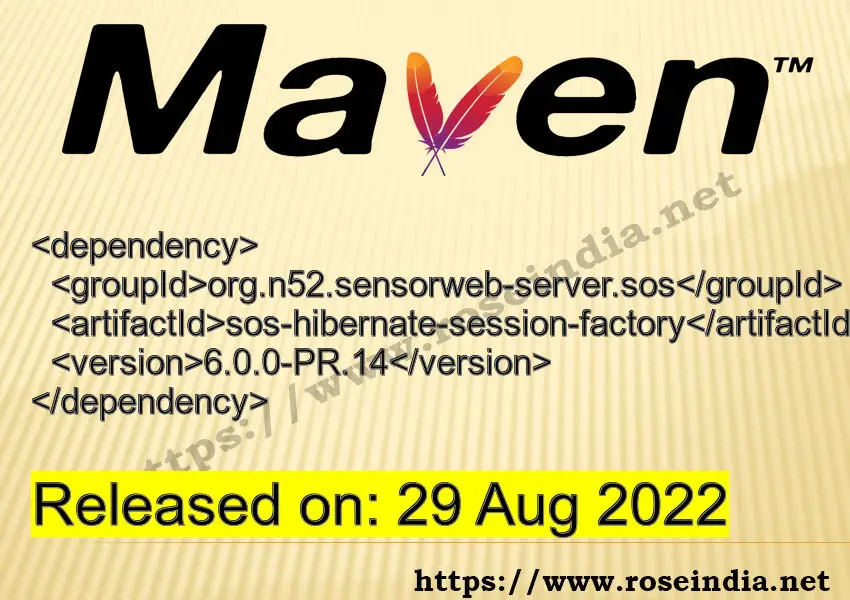 Maven Dependency release