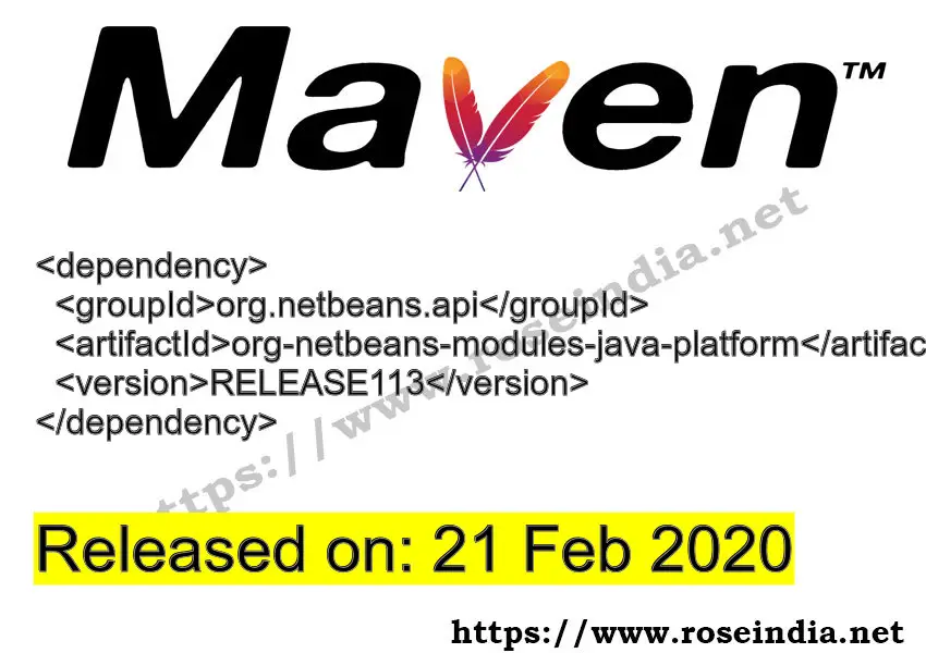 Maven Dependency release