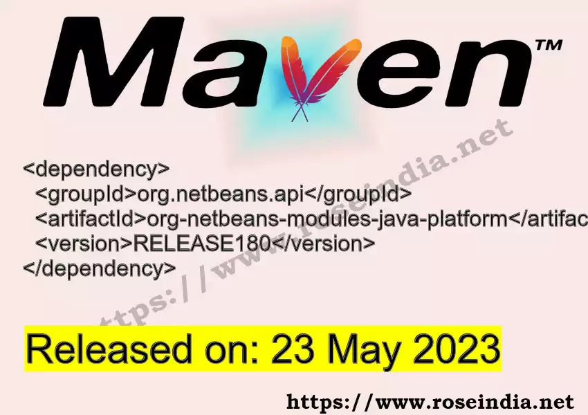 Maven dependency for  GROUP_ID - ARTIFACT_ID version VERSION_ID is released. Learn to use  ARTIFACT_ID version VERSION_ID in Maven based Java projects