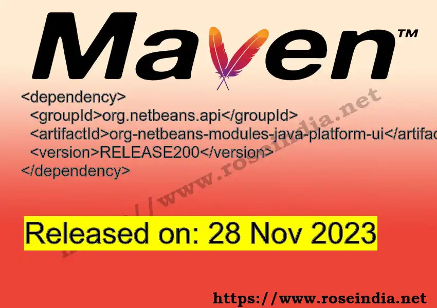 Maven dependency for  GROUP_ID - ARTIFACT_ID version VERSION_ID is released. Learn to use  ARTIFACT_ID version VERSION_ID in Maven based Java projects