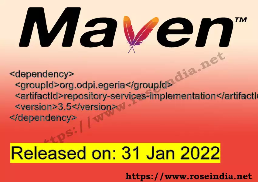 Maven dependency for  GROUP_ID - ARTIFACT_ID version VERSION_ID is released. Learn to use  ARTIFACT_ID version VERSION_ID in Maven based Java projects