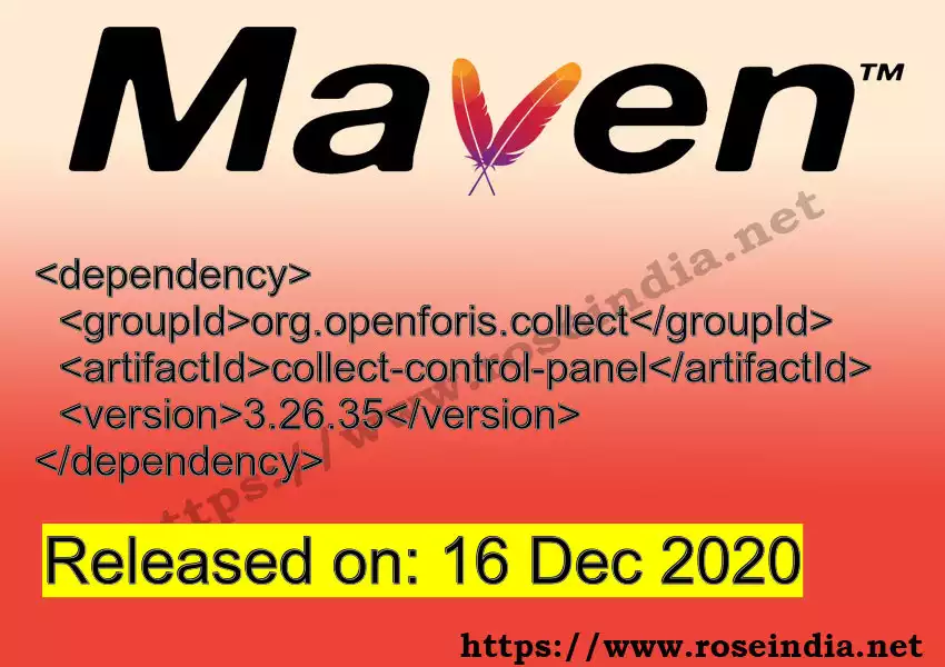 Maven dependency for  GROUP_ID - ARTIFACT_ID version VERSION_ID is released. Learn to use  ARTIFACT_ID version VERSION_ID in Maven based Java projects