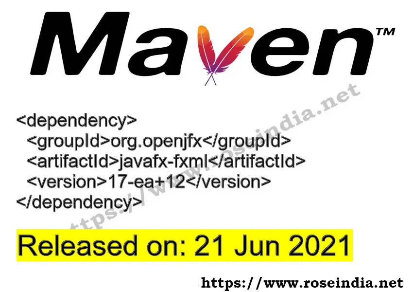 Maven Dependency release