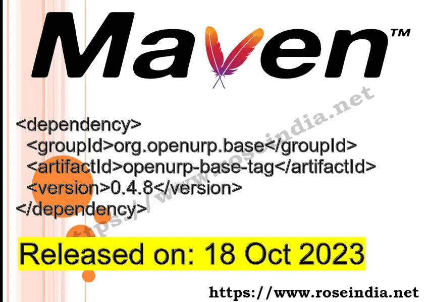 Maven dependency for  GROUP_ID - ARTIFACT_ID version VERSION_ID is released. Learn to use  ARTIFACT_ID version VERSION_ID in Maven based Java projects