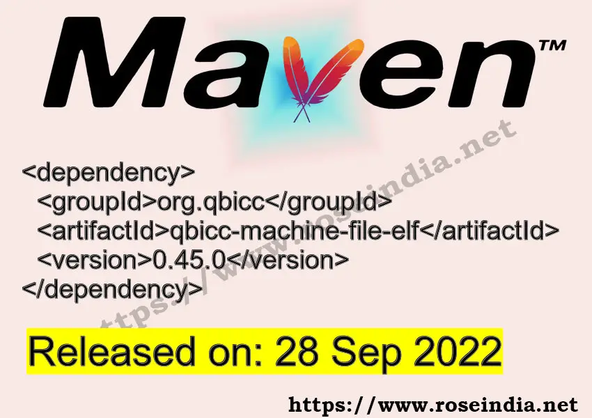 Maven Dependency release