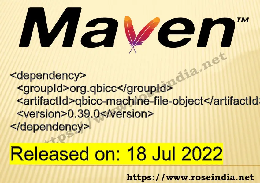 Maven Dependency release