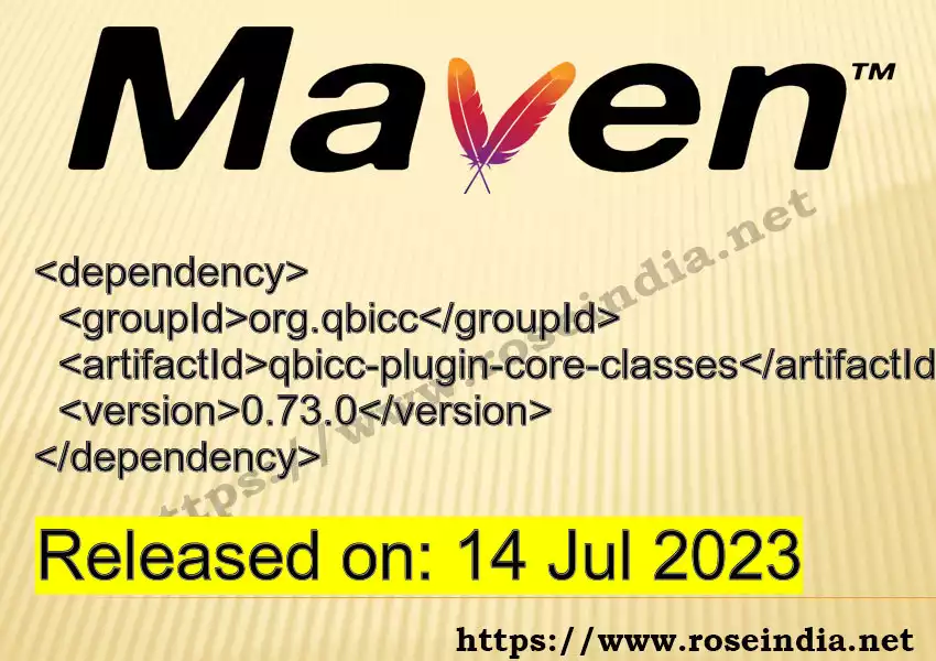 Maven dependency for  GROUP_ID - ARTIFACT_ID version VERSION_ID is released. Learn to use  ARTIFACT_ID version VERSION_ID in Maven based Java projects