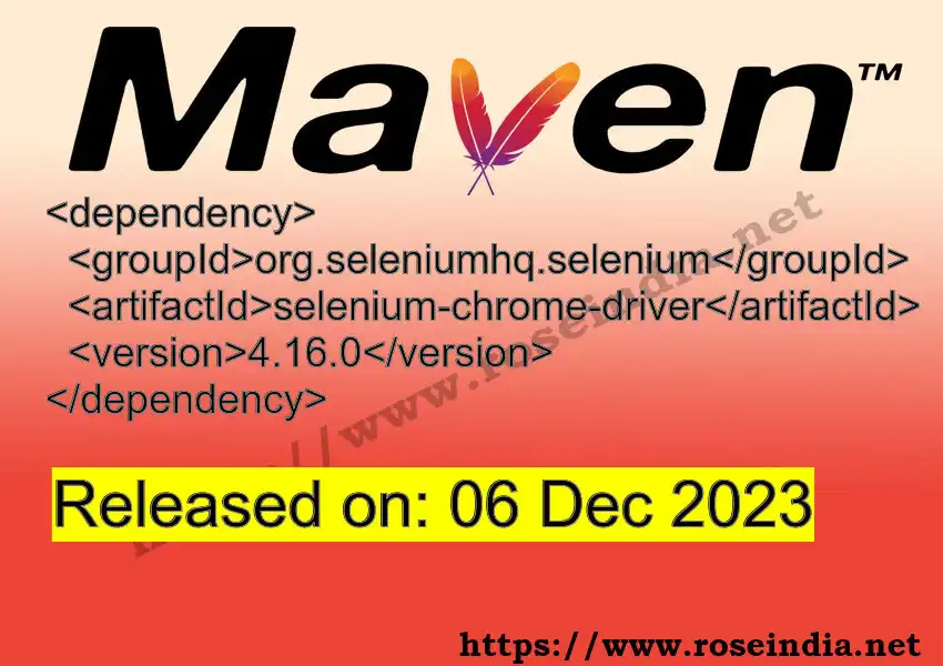 Maven dependency for  GROUP_ID - ARTIFACT_ID version VERSION_ID is released. Learn to use  ARTIFACT_ID version VERSION_ID in Maven based Java projects