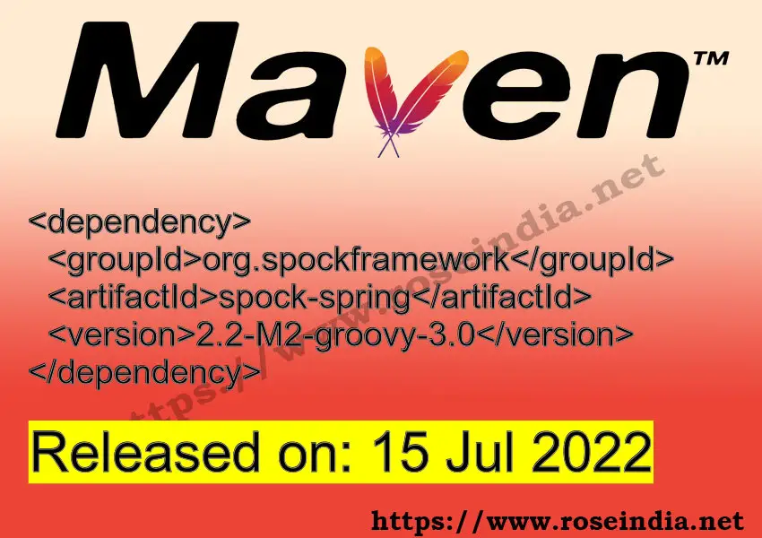 Maven Dependency release