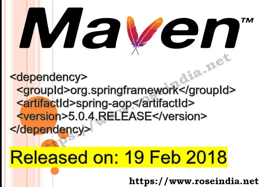 Maven Dependency release