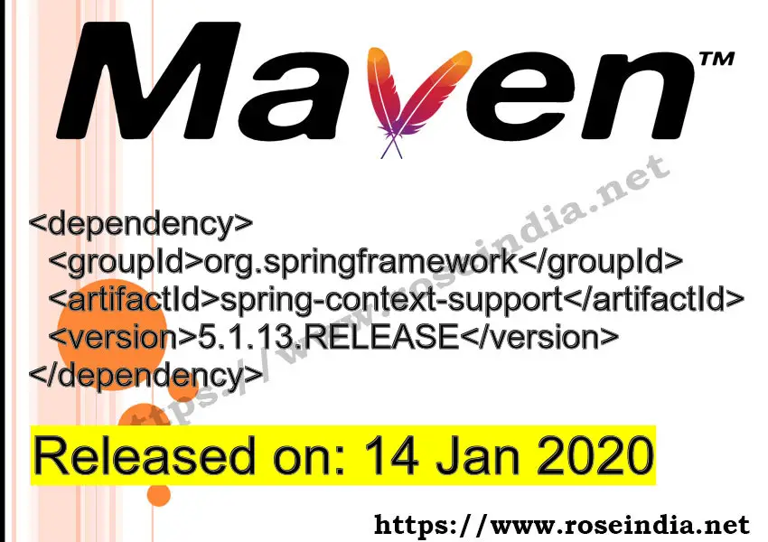 Maven Dependency release