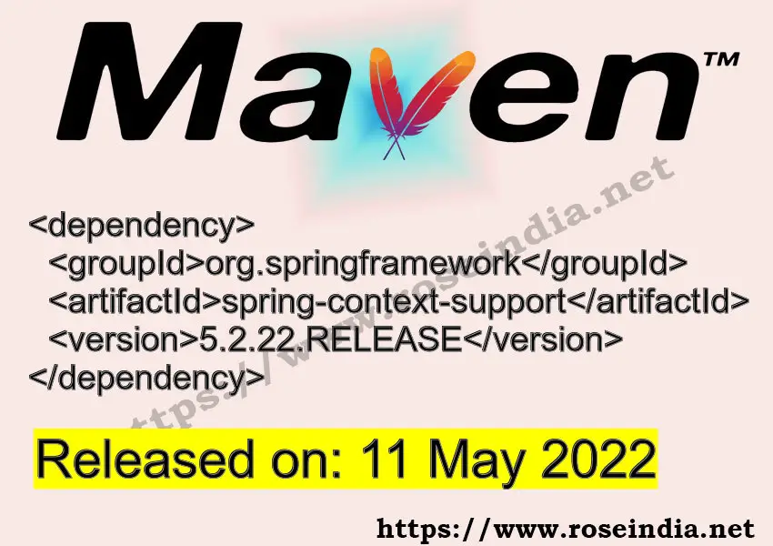 Maven Dependency release