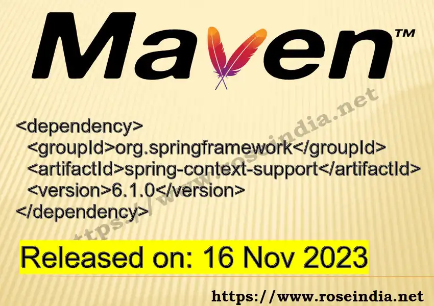 Maven dependency for  GROUP_ID - ARTIFACT_ID version VERSION_ID is released. Learn to use  ARTIFACT_ID version VERSION_ID in Maven based Java projects