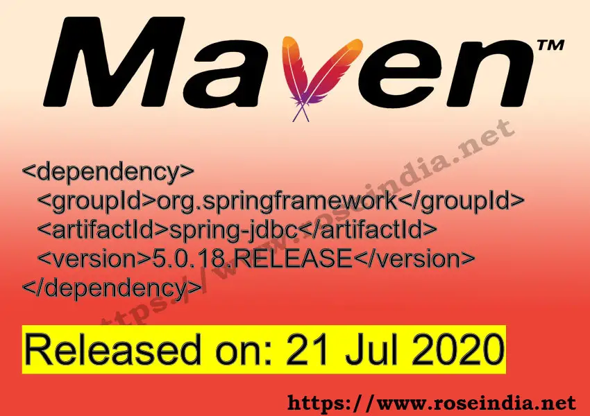 Maven Dependency release