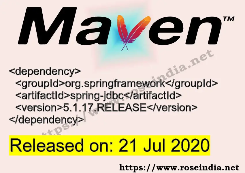 Maven Dependency release