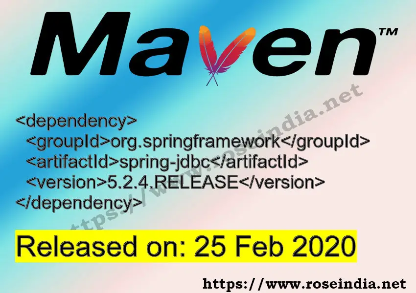 Maven Dependency release