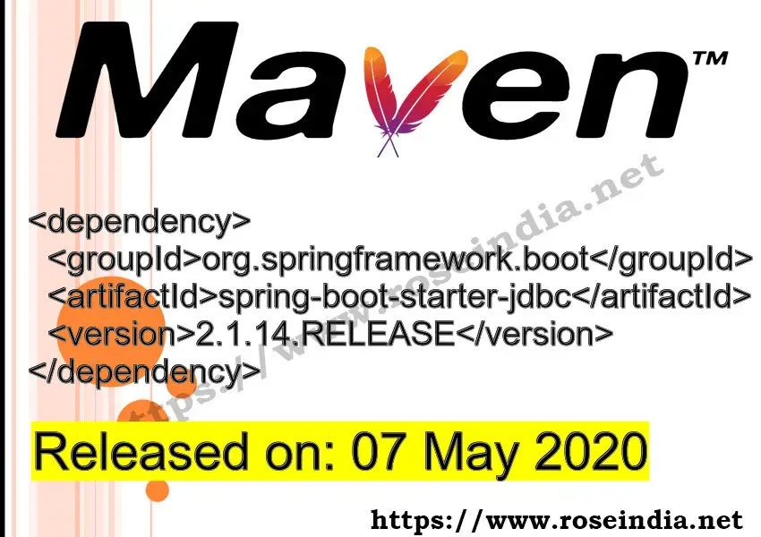 Maven Dependency release