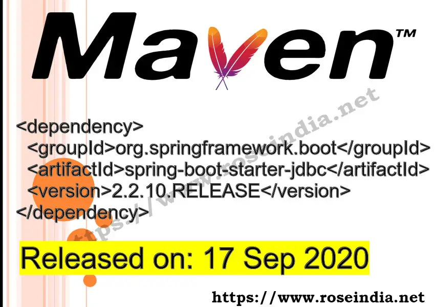 Maven Dependency release