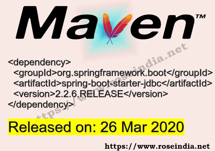 Maven Dependency release