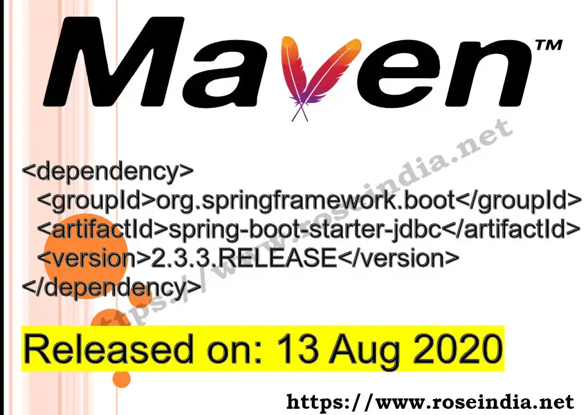 Maven Dependency release