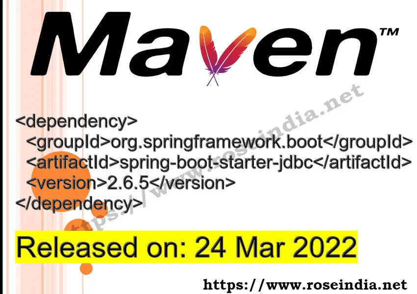 Maven Dependency release