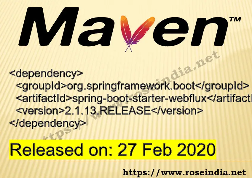 Maven Dependency release