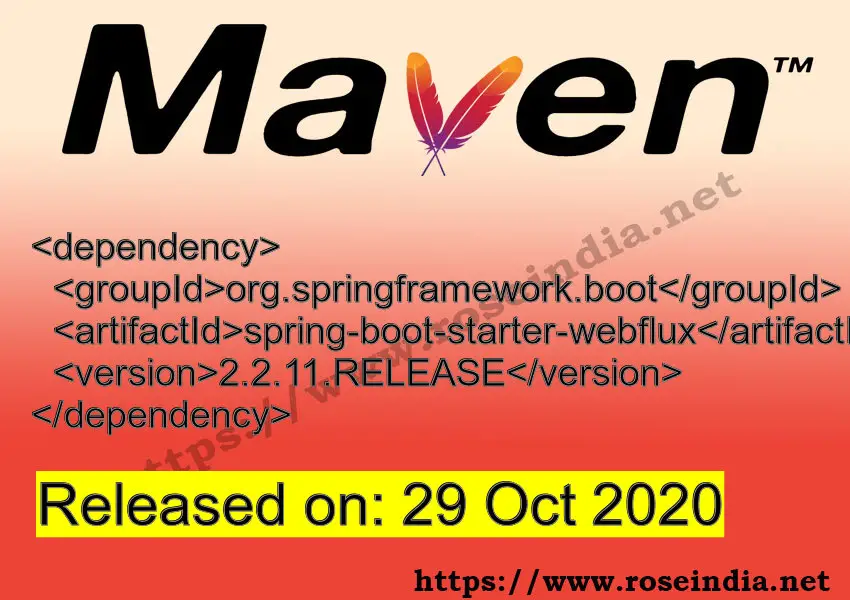 Maven Dependency release