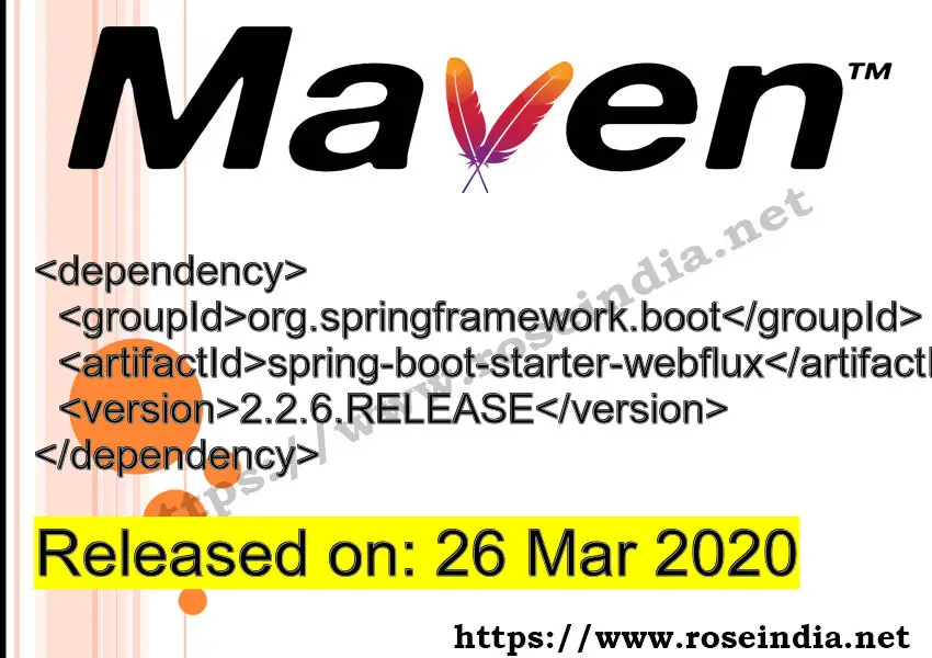 Maven Dependency release