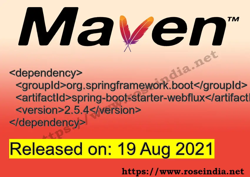 Maven Dependency release