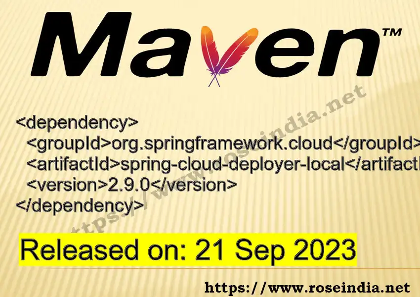 Maven dependency for  GROUP_ID - ARTIFACT_ID version VERSION_ID is released. Learn to use  ARTIFACT_ID version VERSION_ID in Maven based Java projects