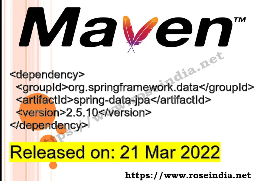 Maven Dependency release