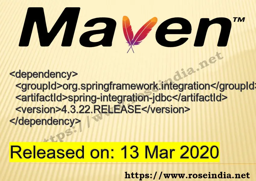 Maven Dependency release