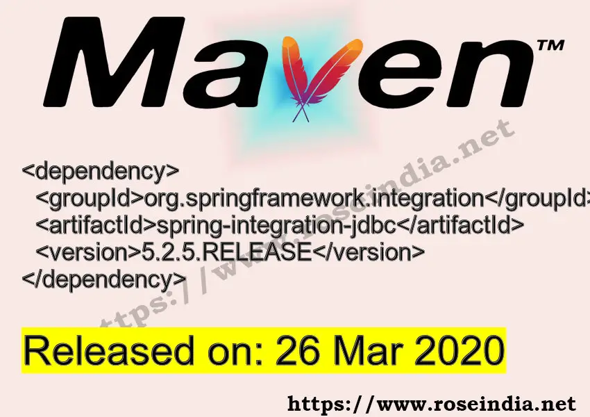 Maven Dependency release