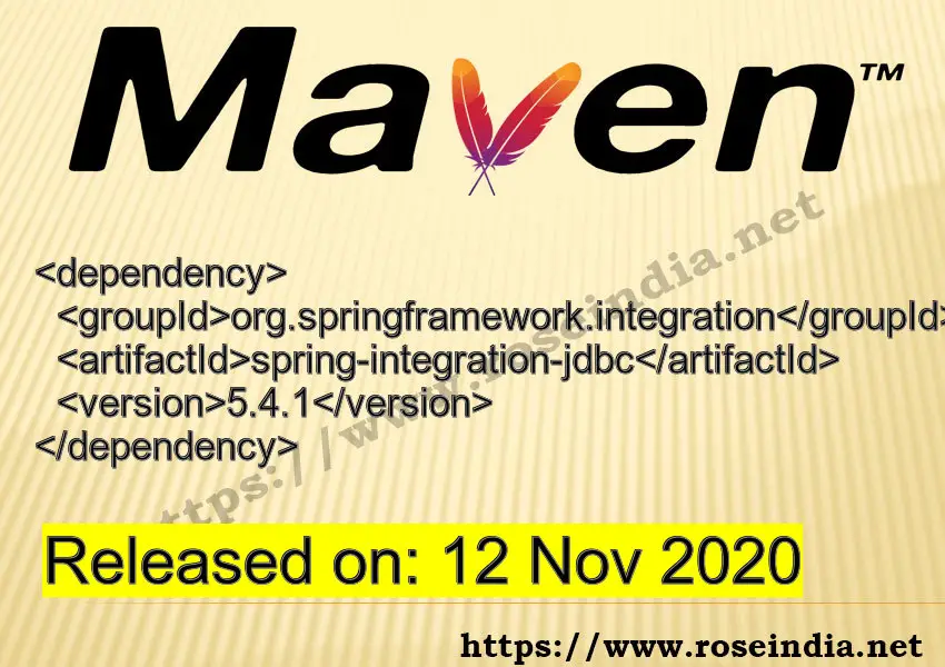 Maven Dependency release