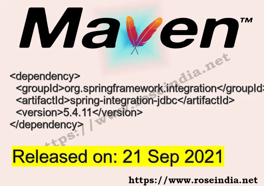 Maven Dependency release