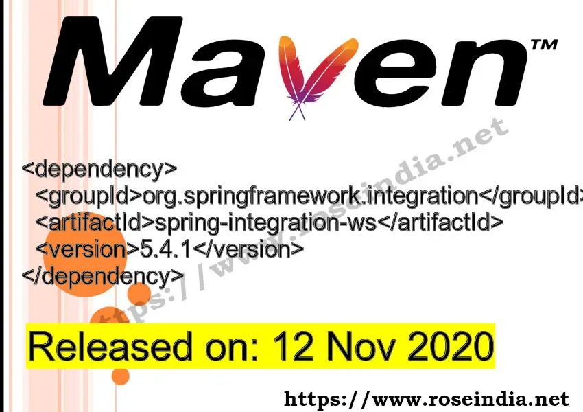 Maven Dependency release