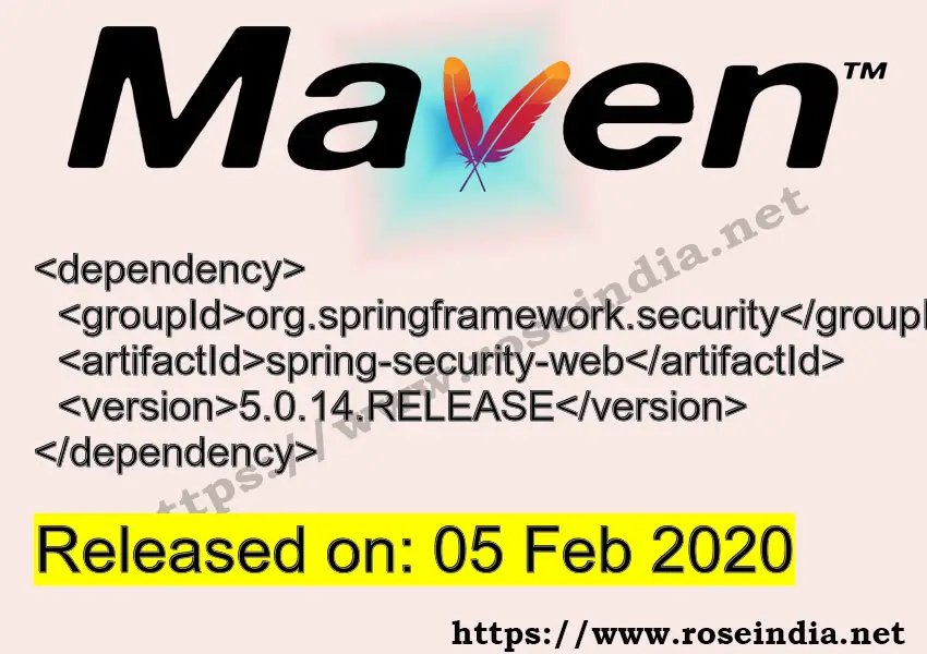 Maven Dependency release