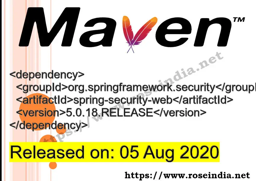 Maven Dependency release