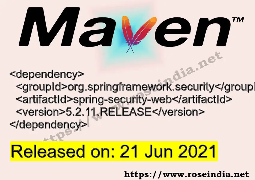 Maven Dependency release