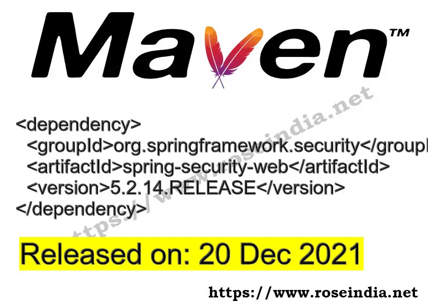 Maven Dependency release