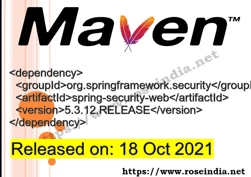 Maven Dependency release