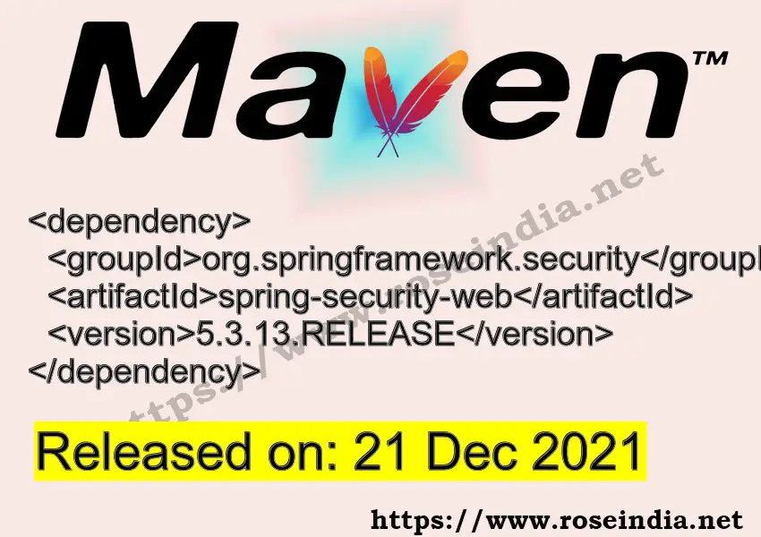 Maven Dependency release