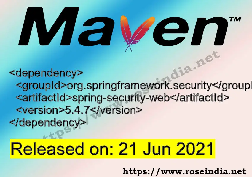 Maven Dependency release